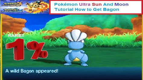 pokemon ultra sun bagon